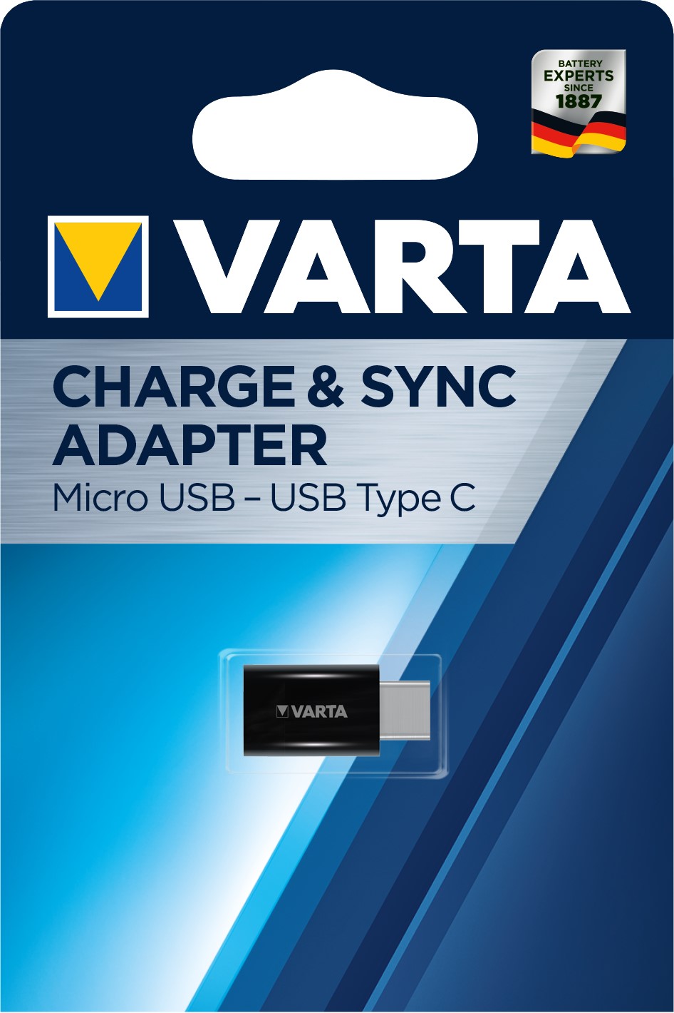 VARTA ADAPTATEUR mico USB in / type C out VARTA