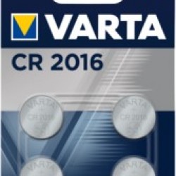 VARTA CR2016 x4 Pile lithium 3V VARTA